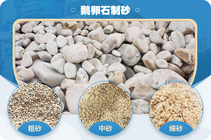 鵝卵石機制砂的優(yōu)缺點_鵝卵石制砂機廠靠譜嗎？