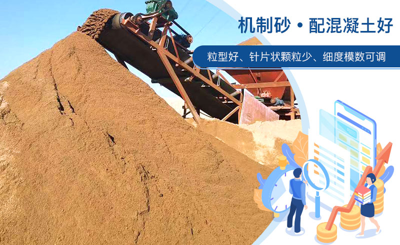 機(jī)制砂和河沙哪個(gè)配混凝土好？成套制砂設(shè)備多少錢？