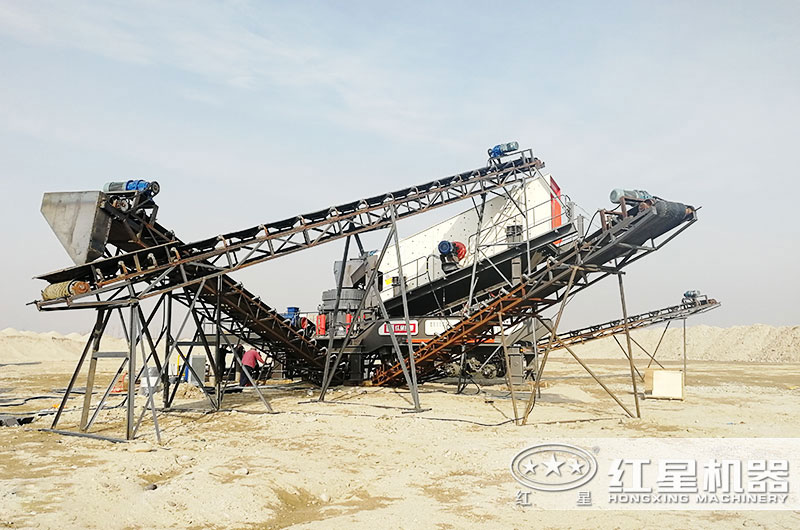 鋼筋混凝土破碎用什么機(jī)器？建筑垃圾移動(dòng)破碎站剛剛好