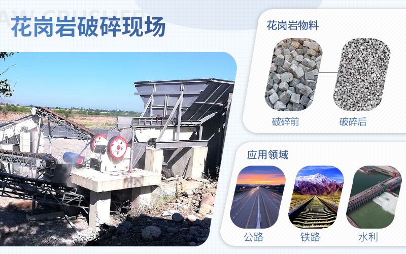 花崗巖破碎用什么機器？配置一套花崗巖破碎設(shè)備需要多少錢?